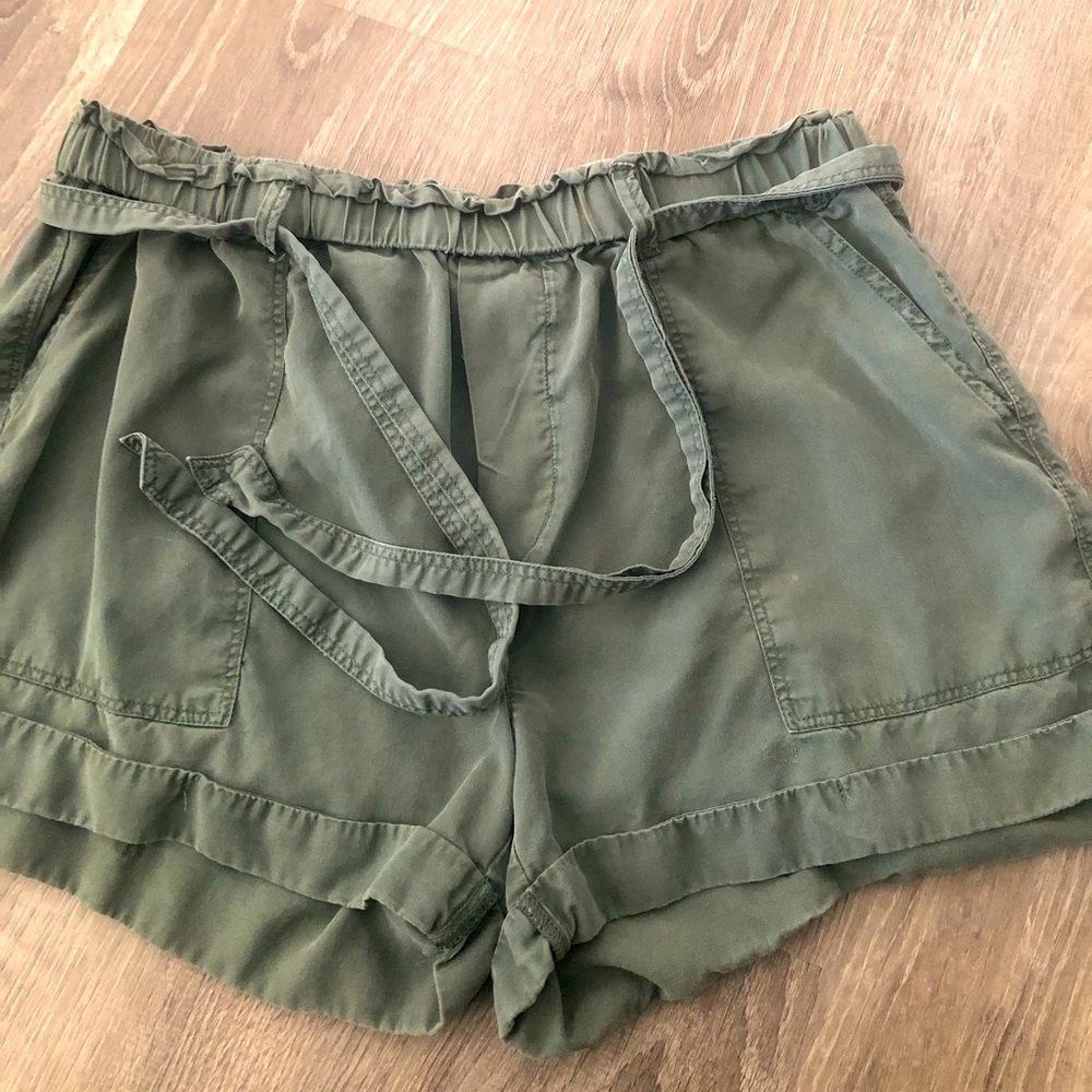 Aerie Army Green Shorts